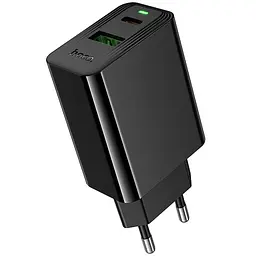 Мережевний зарядний пристрій Hoco CS94A Leader PD20W+QC3.0 1USB-A/1C Black