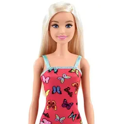 Лялька Barbie Супер стиль Білявка у рожевій сукні (T7439) - мініатюра 4