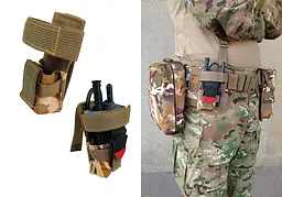 Підсумок під турникет мультикам степовий Multicam Arid (MOLLE, CAT, підсумок на розгрузку, жилет, РПС) - мініатюра 2