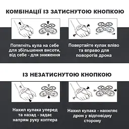 Інтерактивний дитячий дрон з керуванням рукою та яскравим підсвічуванням UFT HandCopter Yellow - мініатюра 4