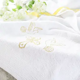 Крижма махрова Ideia, 140х70 см (8-01594) - мініатюра 3