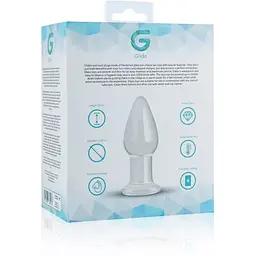 Скляна анальна пробка Gildo Glass ButtPlug No. 24 - мініатюра 5