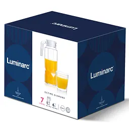 Уцінка. Набір для напоїв Luminarc Octime Diamond 7 предметів (X2980) - мініатюра 2