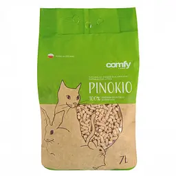 Гігієнічний наповнювач Comfy Pinokio для котів 7 л деревний