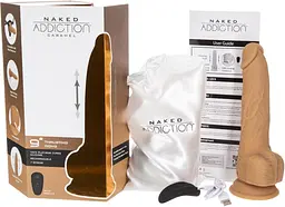 Фалоімітатор з пульсацією Naked ADDICTION Dominic 9 Caramel ADDICTION SX2237 101117 - мініатюра 3