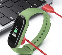 Зарядний кабель ArmorStandart для Xiaomi Mi band 7/6/5 Red (ARM65668) - мініатюра 2