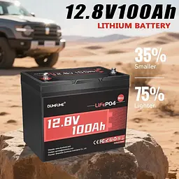 Акумулятор Dumfume LiFePO4 12V (12.8V/100Ah/1280Wh) (Dumfume-12,8V/100Ah-MINI) [164635] - мініатюра 9