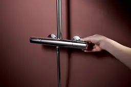 Душова система з термостатом Hansgrohe Raindance Alive S Puro 300 1jet EcoSmart Ecostat Element chrome 24593000 - мініатюра 4