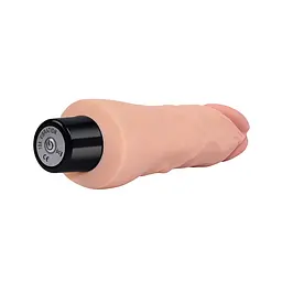 Реалістичний вібратор Reel Softee Vibrator 7" тілесний - мініатюра 7