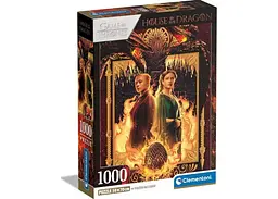 Пазл Clementoni Дім летючих істот, Дім Дракона, Гра Престолів (House of the Dragon Game of Thrones Puzzle - 1000 pcs.), 1000 ел. (39903)