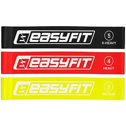 Гумові кільця для фітнесу EasyFit набір 3 шт