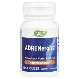 Підтримка надниркових залоз, ADRENergize®, 50 капсул Nature's Way vit0003323