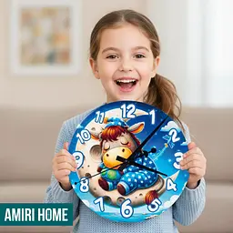 Настінний годинник AMIRI HOME Віслючок 28 см. безшумний без скла (VG1005) - мініатюра 6