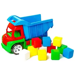 Іграшка Самоскид з кубиками Bamsik 088 Різнокольоровий shop (4820123761222)
