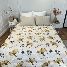 Ковдра євро з верблюжої вовни Arda Camell wool 21429 195х215 см - мініатюра 4