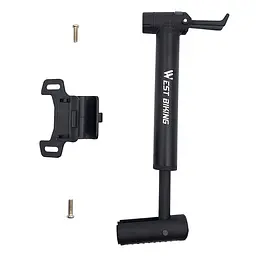 Насос велосипедний West Biking YP0711167 FV/AV пластиковий чорний 80 Psi (G0001570) - мініатюра 5