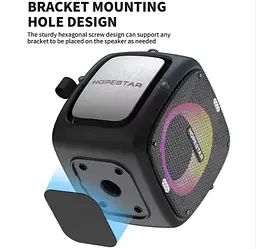 Портативна Bluetooth-колонка Hopestar Party One Ultimate Чорний - мініатюра 2