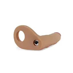 Насадка на член 7 The Ultra Soft Double Vibrating LOVETOYS 66-LV1133 99087 - мініатюра 4