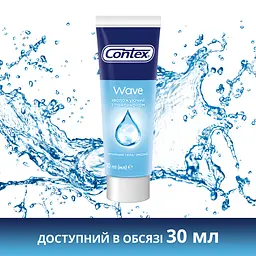 Інтимний гель-змазка Contex Wave зволожуючий (лубрикант), 100 мл (8159542) - мініатюра 5