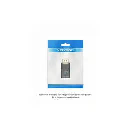 Перехідник DisplayPort M to HDMI F 4K30Hz black Vention (HBMB0) - мініатюра 8