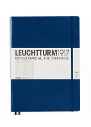 Блокнот Leuchtturm1917 Master Slim A4+, темно-синій, лінія (342926) - мініатюра 1