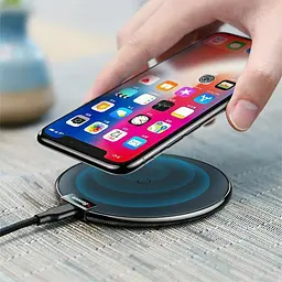 Бездротовий зарядний пристрій Baseus iX Desktop Wireless Charger 10W WXIX-01 Black - мініатюра 5