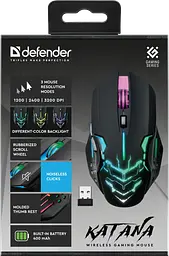 Миша Defender Katana GM-511 Black (52511) - мініатюра 13