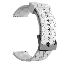 Ремінець Primolux Dimond силіконовий для годинника Amazfit GTR 2 / GTR 3 / GTR 4 - White