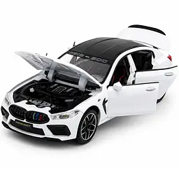 Колекційна металева модель автомобіля АвтоЕксперт BMW M8 Manhart MH8 800 з інерцією, світлом та звуком 1:24 - мініатюра 2