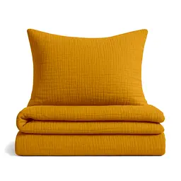 Дитяча постіль Cosas Orange без простирадла муслін 110х140 см (Set_Muslin_0017Orange_140_2)