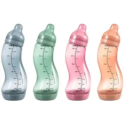 Антиколікова пляшечка для годування Difrax S-bottle Natural Trend Sage із силіконовою соскою 250 мл (706T Sage) - мініатюра 6