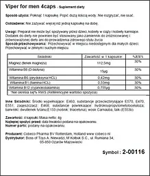 Таблетки для потенції Viper (4 таблетки) - мініатюра 2