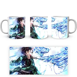 Кухоль GeekLand Kimetsu no Yaiba Клинок, який знищує демонів Танджиро KY 002.12 330 мл білий - мініатюра 4