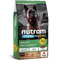 Сухий корм холістик Nutram Total GF Lamb & Lentils Dog 20 кг ягня і овочі для собак усіх порід