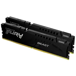 Модуль пам'яті для комп'ютера DDR5 64GB (2x32GB) 5600 MHz Beast EXPO Black Kingston Fury (ex.HyperX) (KF556C40BB2K2-64) - мініатюра 2