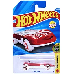 Базова машинка Hot Wheels Experimotors Twin Tags червона (5785) JJH64