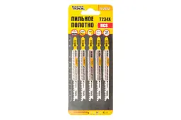 Набір полотен пилок для лобзика дерево Mastertool T234X 116 мм x 8-12T (в упаковці 5 шт.) - мініатюра 2