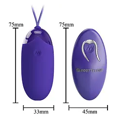 Віброяйце Pretty Love Berger-Youth Wireless Egg Blue - мініатюра 7