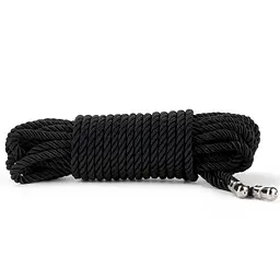 Мотузка для звязування LoveToy Rebellion Reign Black Bondage Rope, 10 м - мініатюра 2
