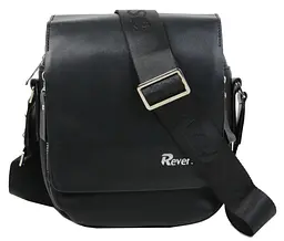 Сумка чоловіча-планшетка Reverse 19x22x8 см Чорний (F513 black)