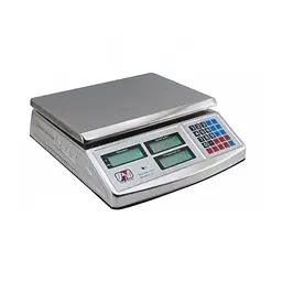 Ваги торговельні електронні з лічильником ціни на 50 кг. PM 5051 Promotec із акумулятором 6 вт - мініатюра 2