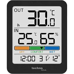 Термогігрометр Technoline WS9488 Anthracite (WS9488)