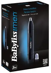 Тример , для носа, батарейки АА, в компл., сталь, синій BaByliss teh0026065 - мініатюра 3