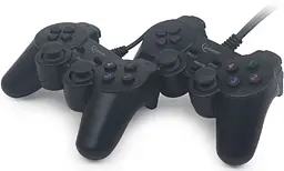 Геймпад подвійний Gembird JPD-UDV2-01 USB black - мініатюра 1