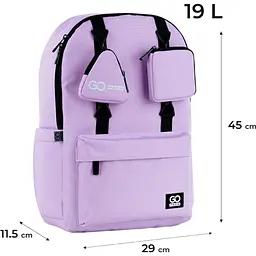 Рюкзак GoPack Education Teens 178 фіолетовий (GO25-178L-4) - мініатюра 3