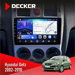 Штатна магнітола Hyundai Getz 2002-2010 Decker D9-006 4x64, 4G Decker (НФ-00003580)