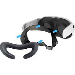Маска VRKOOBI Adjustable Face Replacement для Meta Quest 3 Black [141633] - мініатюра 2