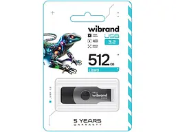 Флешка Wibrand 512 GB Lizard Black USB 3.2 (WI3.2/LI512P9B) - мініатюра 3