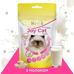 Ласощі вітамінізовані Modes Joy Cat з молоком для котів 35 г