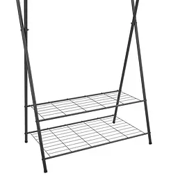 Стійка для одягу Casa Si Garment Rack Bamboo Black (CS92309W04) - мініатюра 2